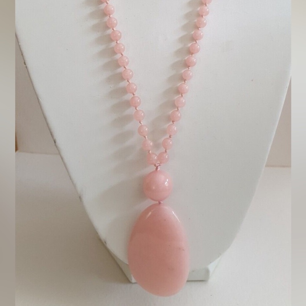 Lola Rose London Beaded Rose Quartz Necklace
